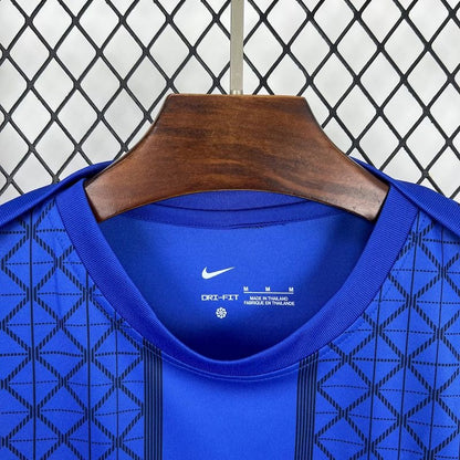 Paris Saint-Germain pre match training blue 2025/2026