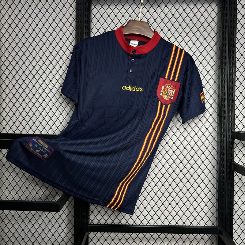 1996 Spain away retro jersey tm