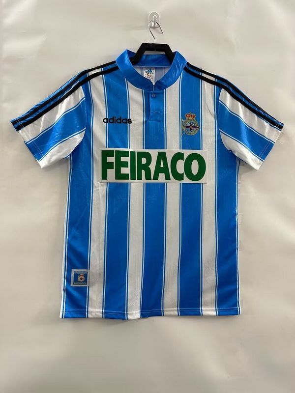 97-98 La Coruna home retro soccer jersey