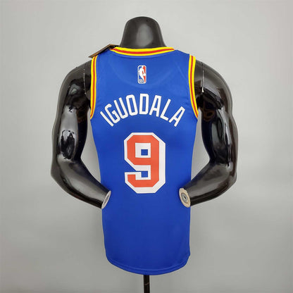 75th Anniversary Iguodala #9 Warriors Retro Edition Blue tm