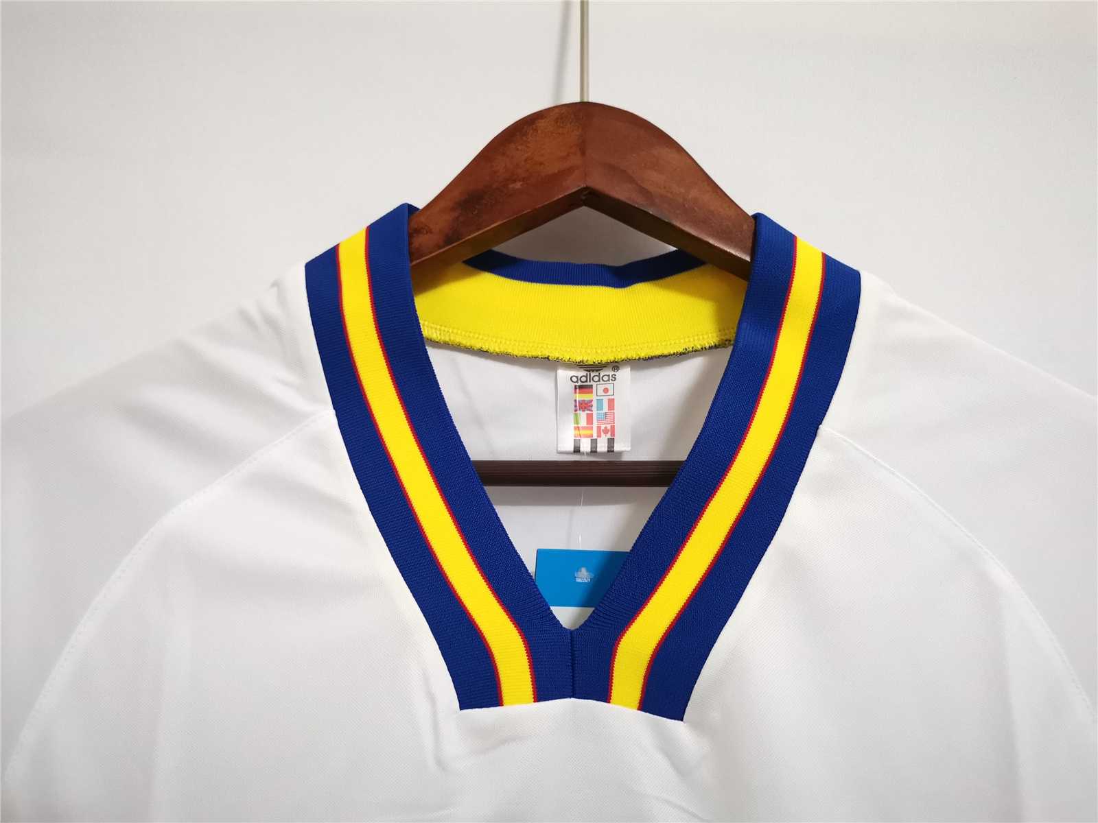 1994 Sweden Away White Retro Shirt tm