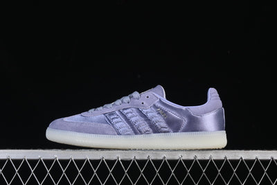 SAMBA CLOVER CASUAL BOARD SHOES WHITE/PURPLE