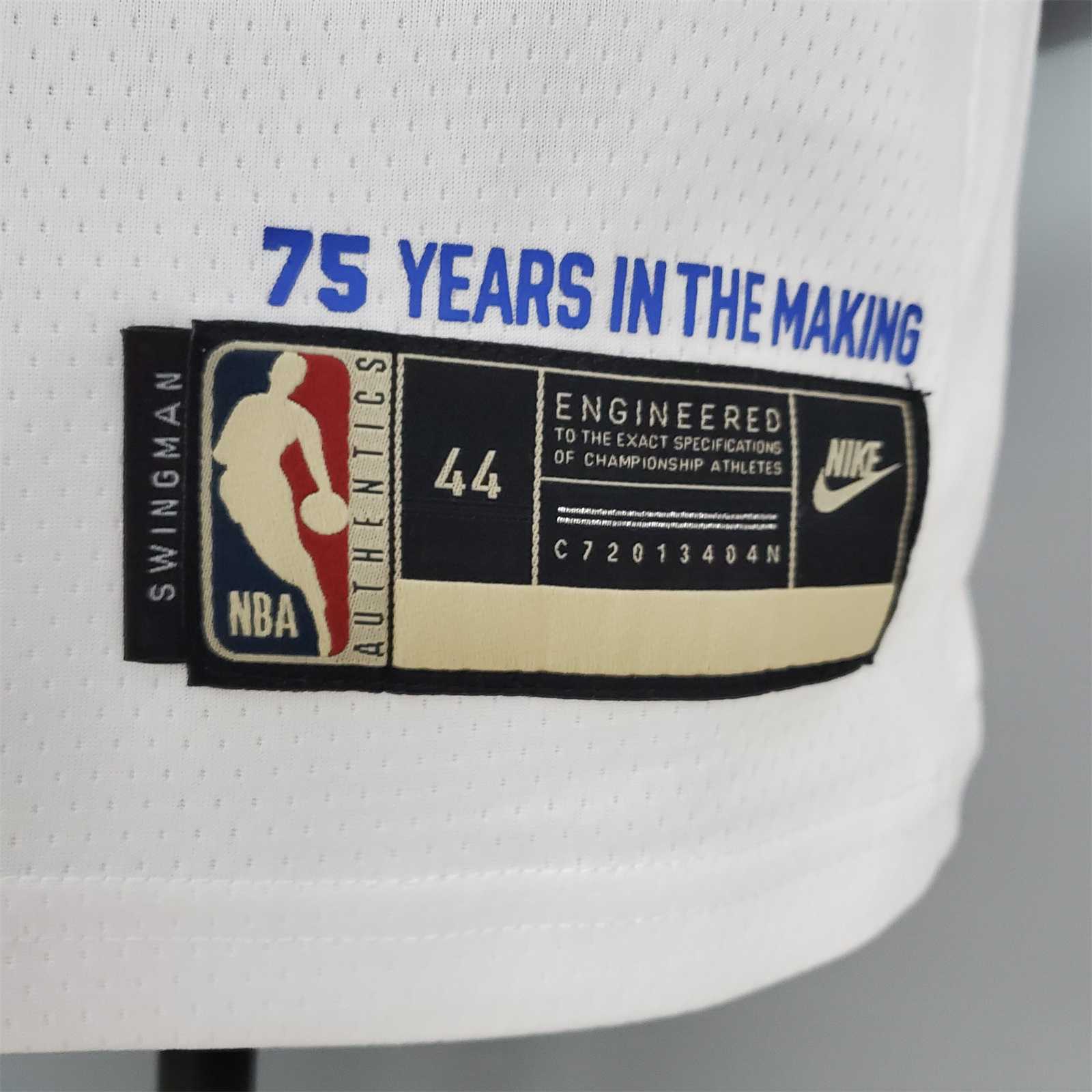 WALKER#8 75th Anniversary Knicks White