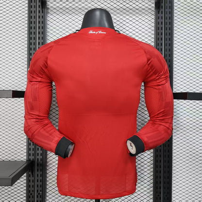 25-26 Manchester united home long sleeve jersey