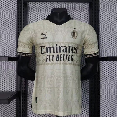 24-25 AC Milan fourth white player version jersey tm