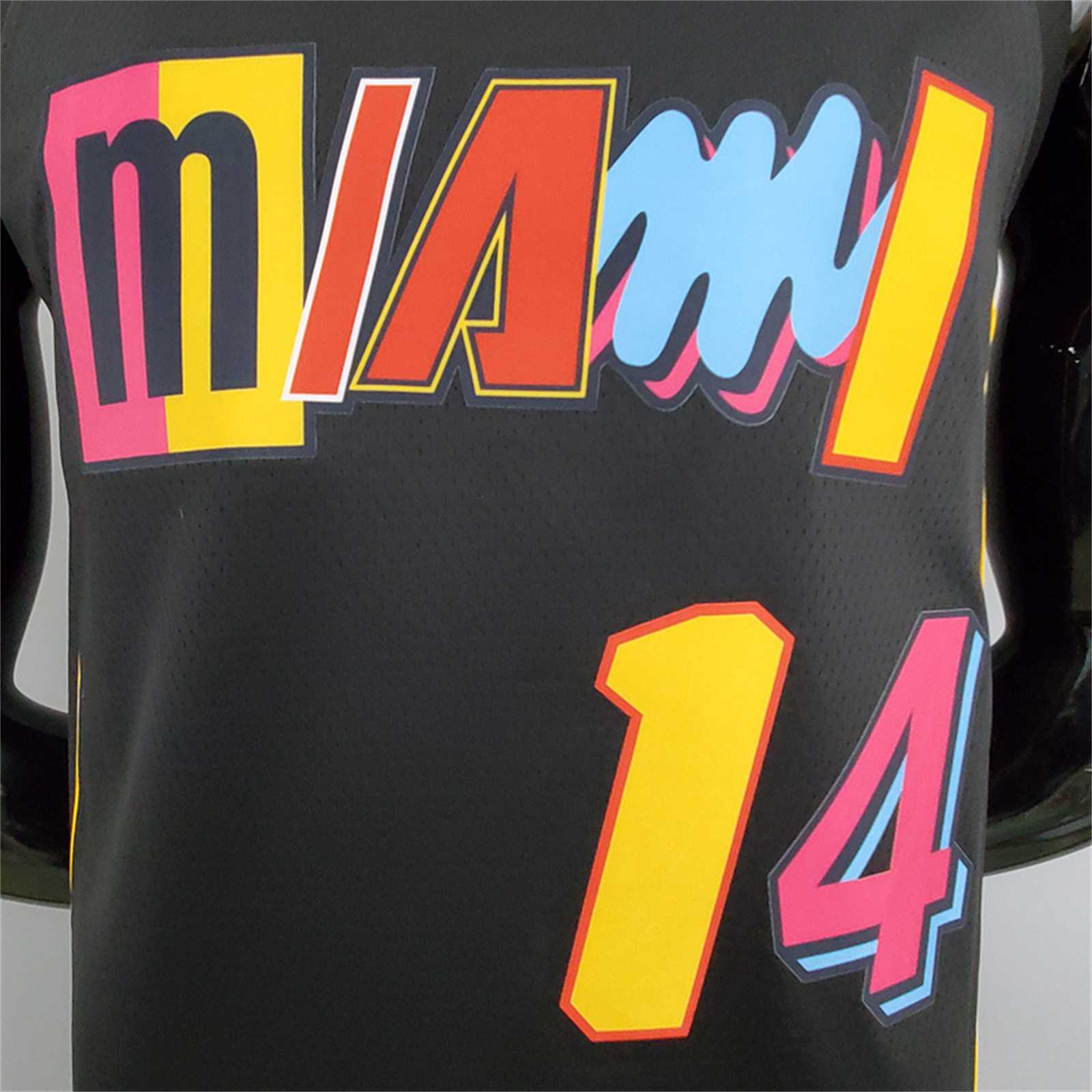 2022 Season Heat Team Herro #14 City Edition Black