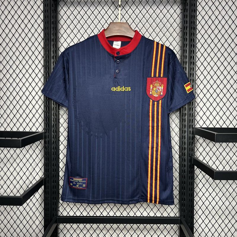 1996 Spain away retro jersey tm