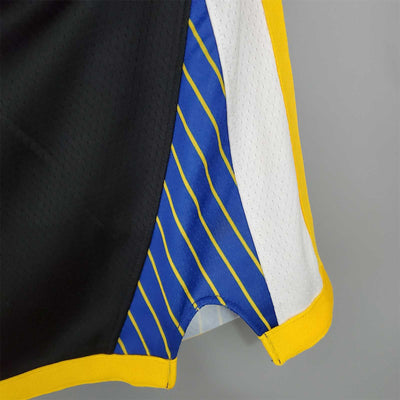 Warriors black NBA shorts