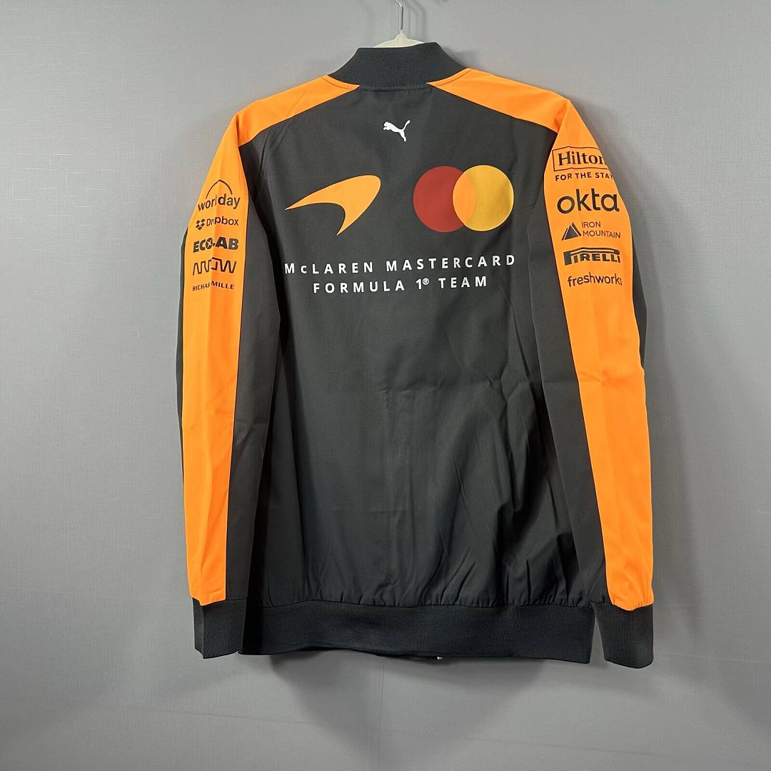 McLaren F1 Team Bomber Jacket - Orange & Black