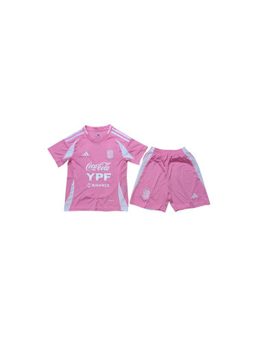 Argentina training pink kids set 2026 tm