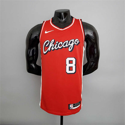 2022 Bulls LaVine #8 City Edition Red