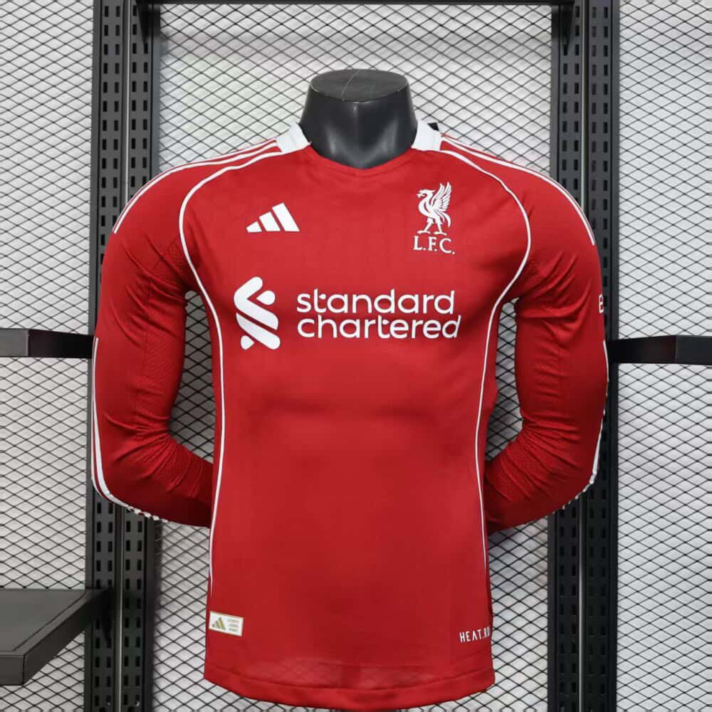 2025 2026 Liverpool Home Long sleeve player version tm