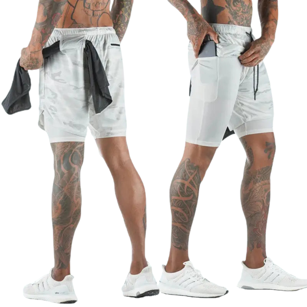 AGILITY SHORT -WHITE CAMO
