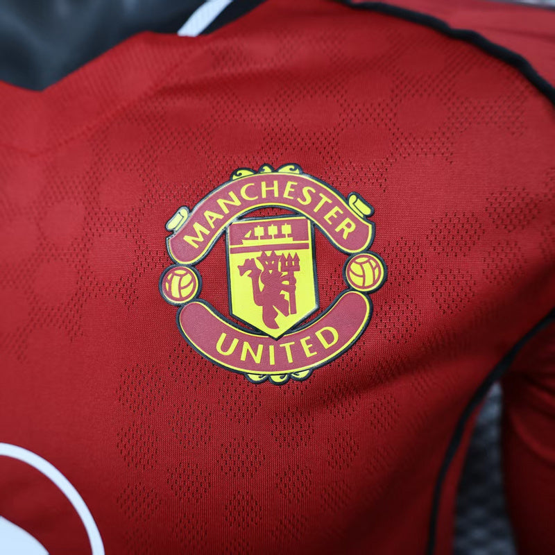 25-26 Manchester united home long sleeve jersey