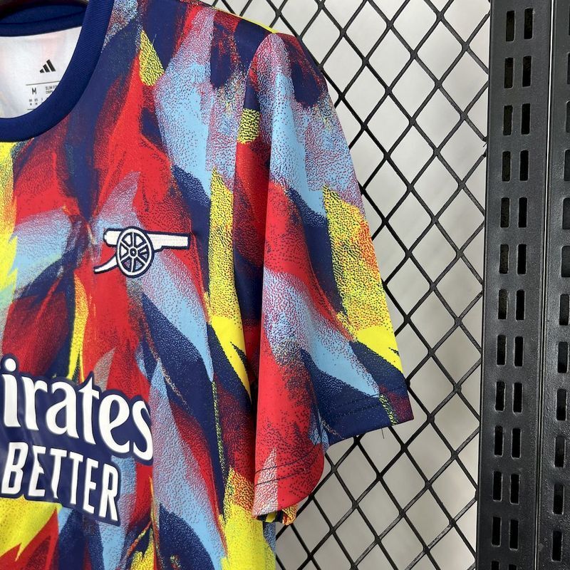 25-26 Arsenal Colorful pre-match training Jersey