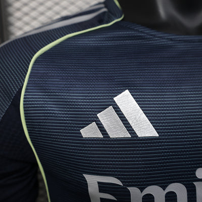 25-26 REAL MADRID away blue player version jersey tm