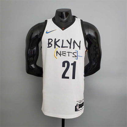 Nets Aldridge #21 graffiti (white)