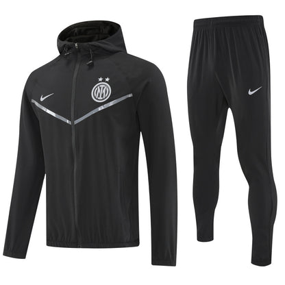 Inter Milan 2025/26 Black Windbreaker suit