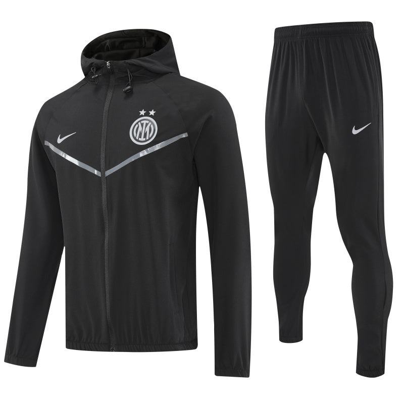 Inter Milan 2025/26 Black Windbreaker suit