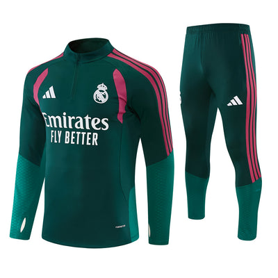 26-27 Season Real Madrid Dark-Green Color Football Sweater Set