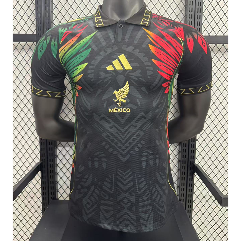 2025 Mexico Black Lapel Special Edition Shirt