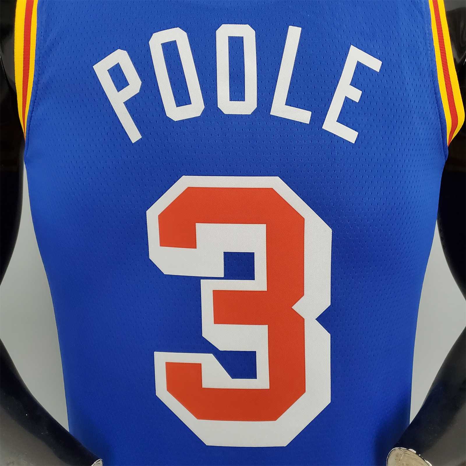 75th Anniversary Poole #3 Warriors Retro Blue tm