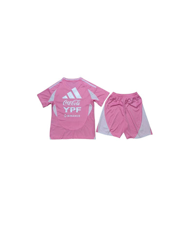 Argentina training pink kids set 2026 tm