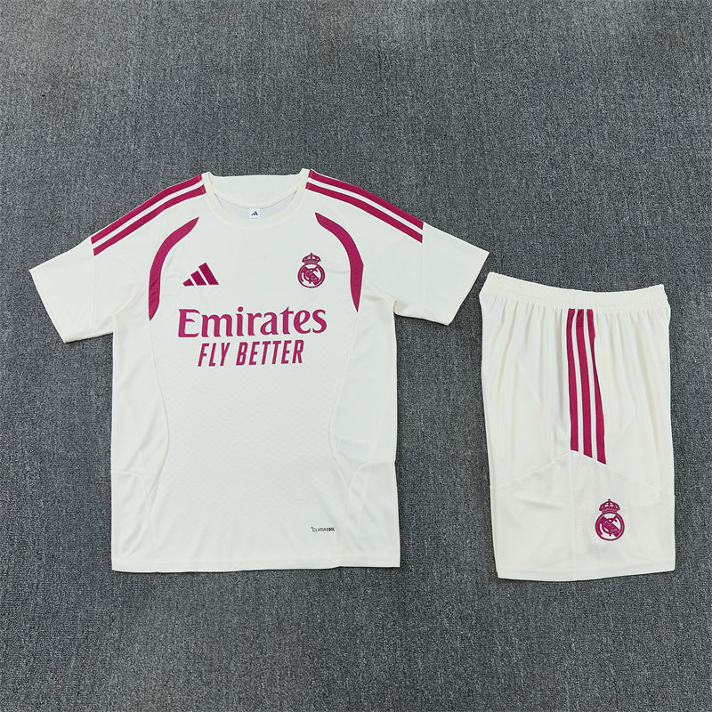 26-27 Season Real Madrid Light-Yellow Color Football Training Suit