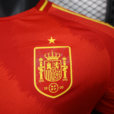 2024 Spain home player version jersey tm
