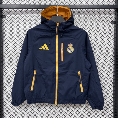 Real Madrid 2026/27 Dark Blue windbreaker