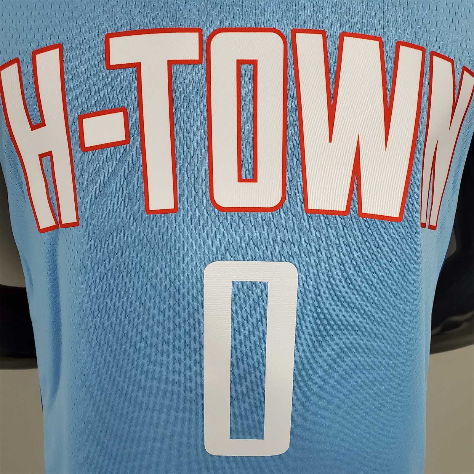 WESTBROOK#0 2021 Rockets City Edition Blue