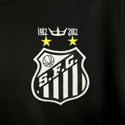12-13 Santos away black retro jersey tm