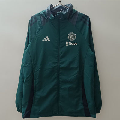 Manchester United Green Windbreaker