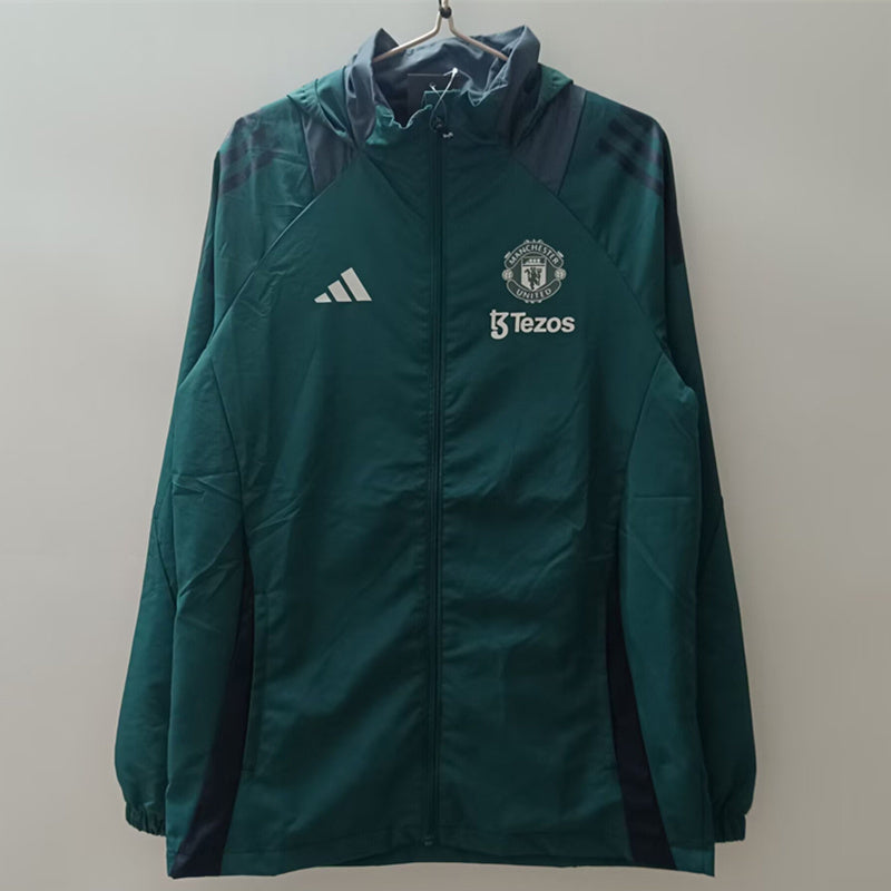 Manchester United Green Windbreaker