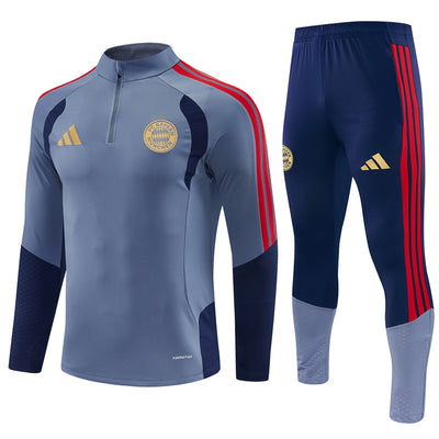 26-27 Season Bayern Munich Grey Color Football Sweater Set