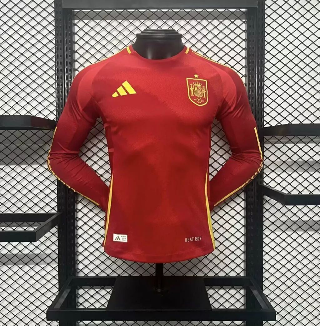 Spain 2024 Long sleeve player version jersey
