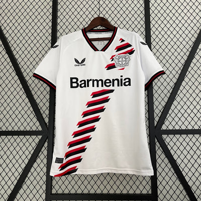 23-24 leverkusen away white jersey