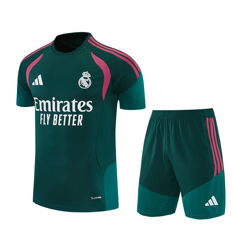 26-27 Season Real Madrid Dark-Green Color Football Training Suit