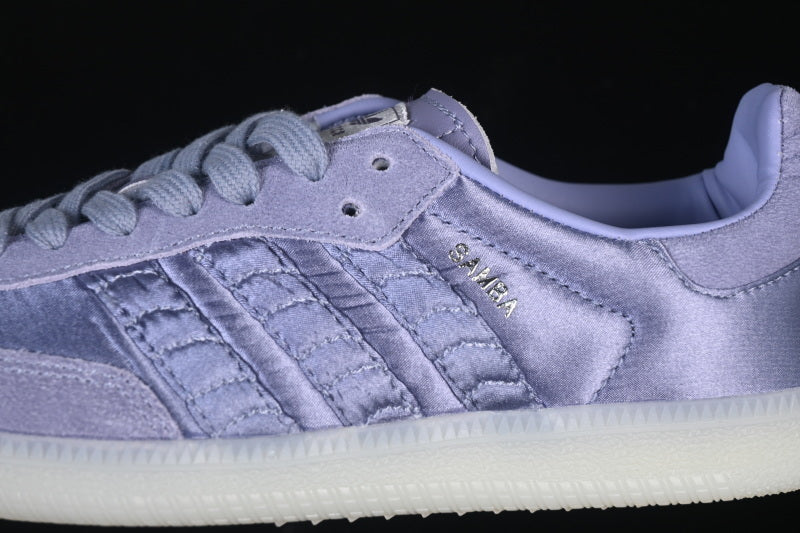 SAMBA CLOVER CASUAL BOARD SHOES WHITE/PURPLE