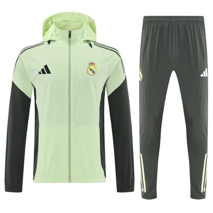 Real Madrid 2025/26 White Windbreaker suit