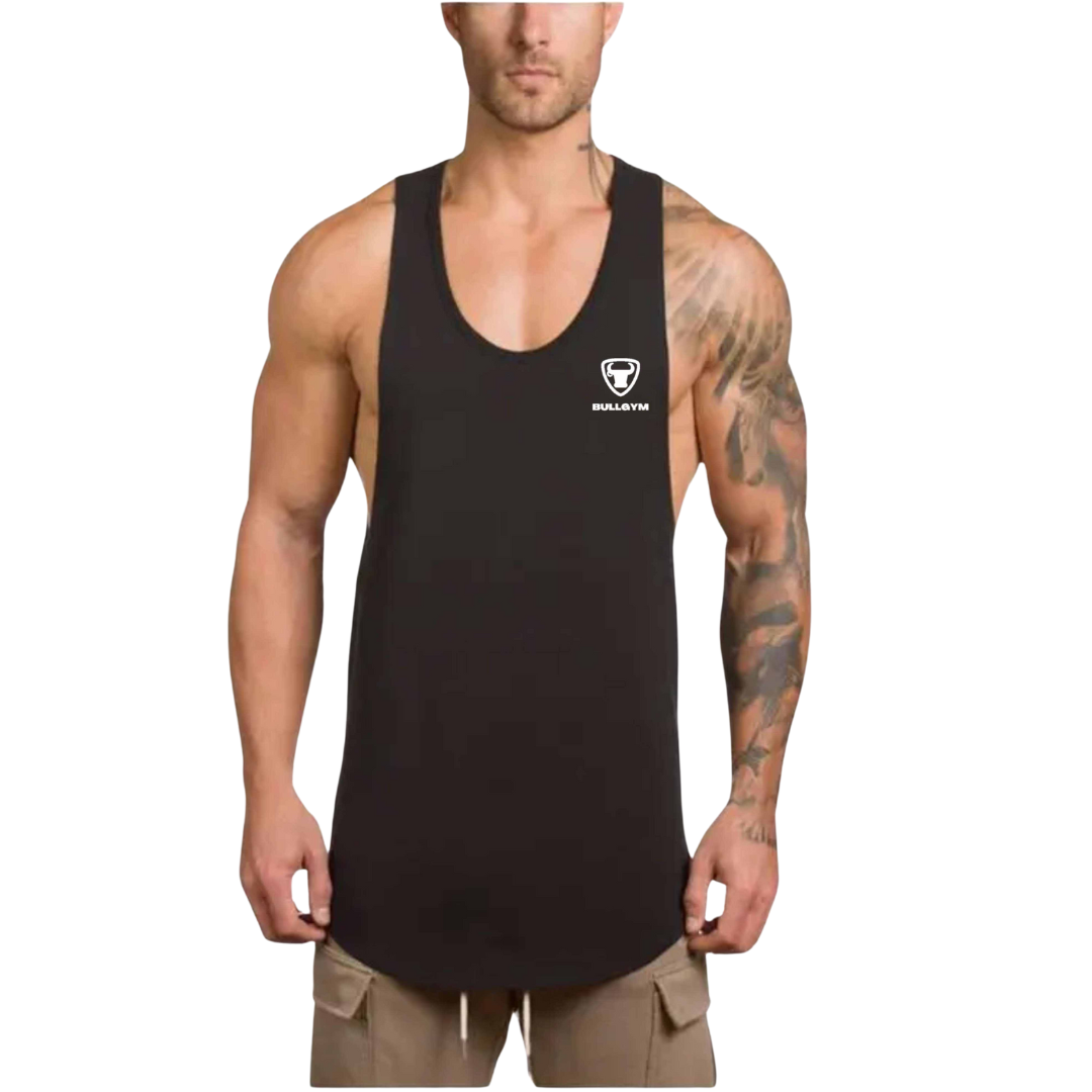 SWEAT TANK TOP - BLACK