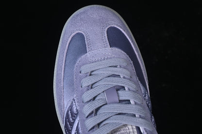 SAMBA CLOVER CASUAL BOARD SHOES WHITE/PURPLE