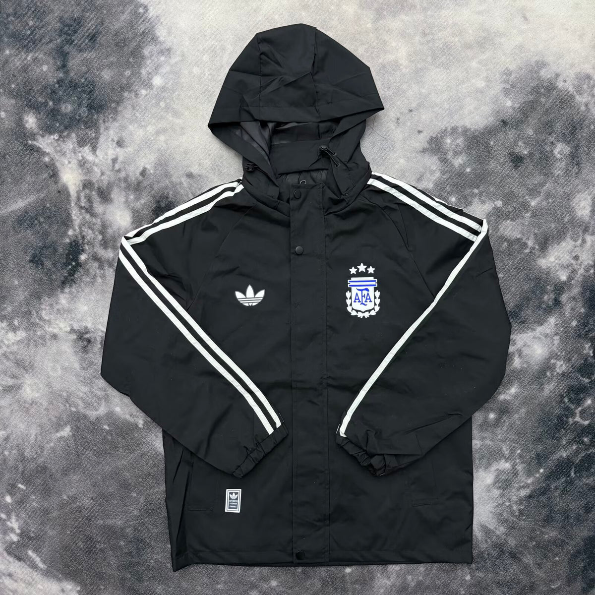 Brazil Black Windbreaker