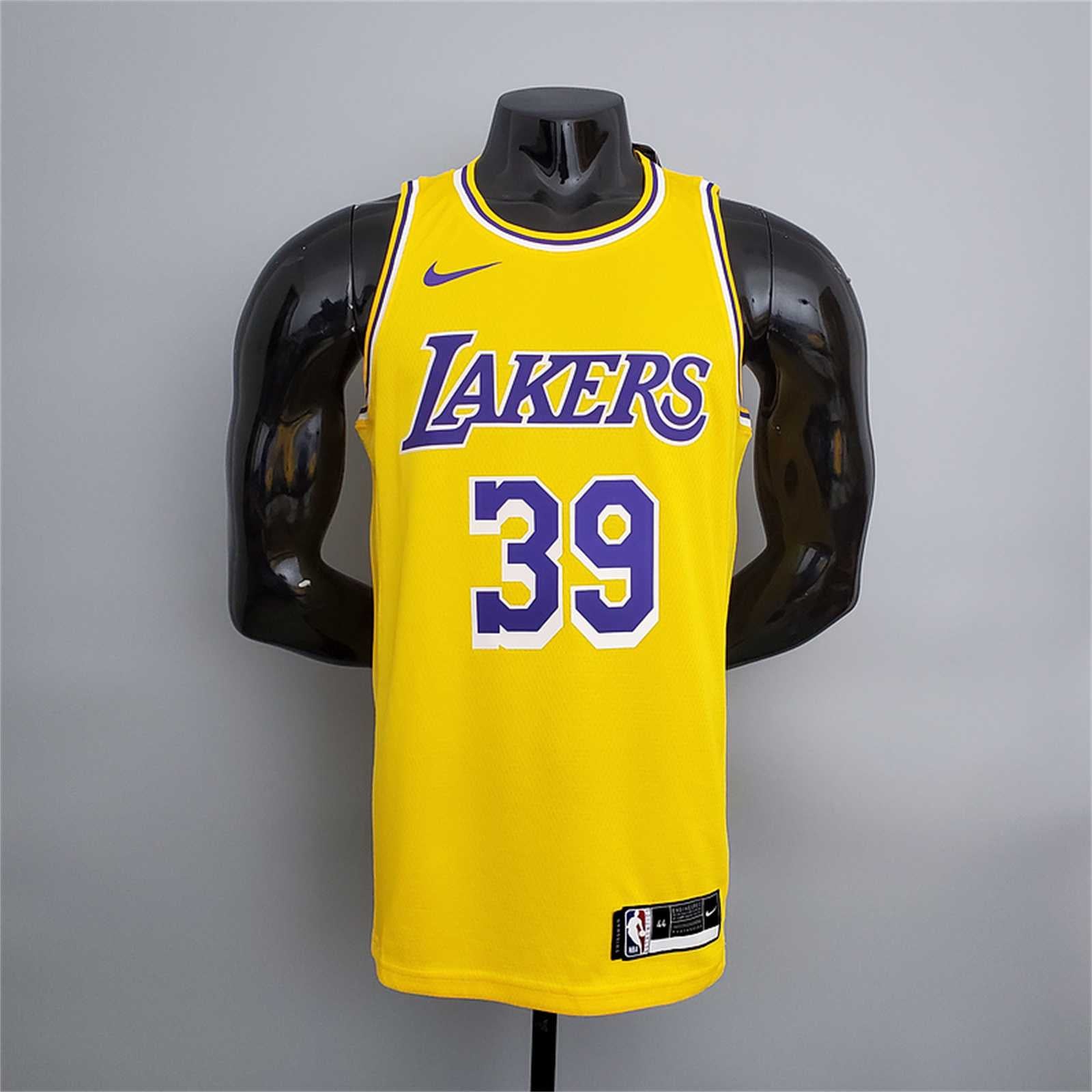 Lakers Howard#39 Crew Neck Yellow