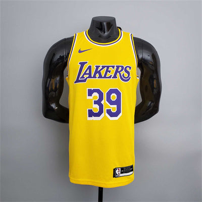 Lakers Howard#39 Crew Neck Yellow