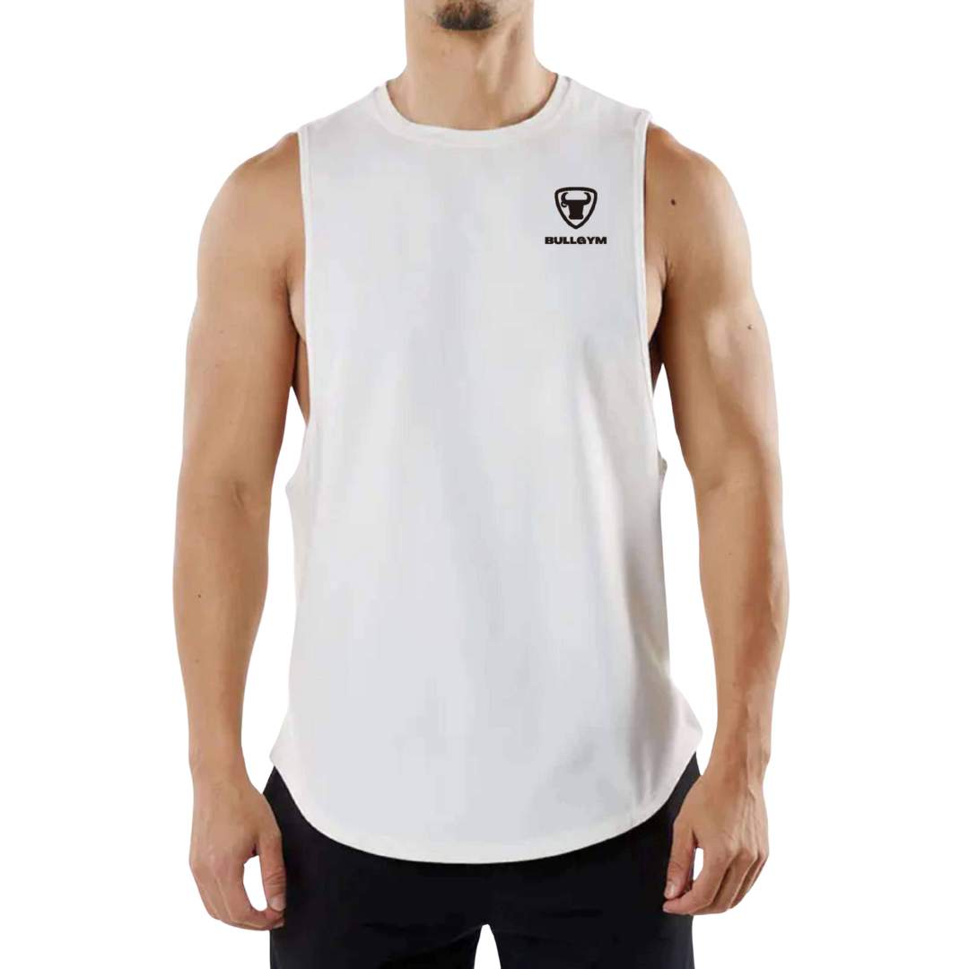SWEAT TANK TOP - BLACK