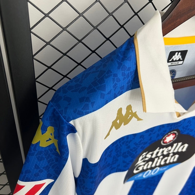 25-26 Deportivo de La Coruna home soccer jersey