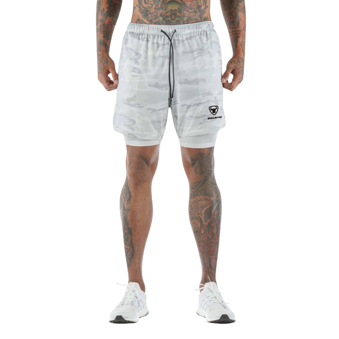 AGILITY SHORT -WHITE CAMO