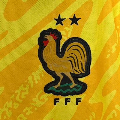 2024 France yellow goalkeeper jersey