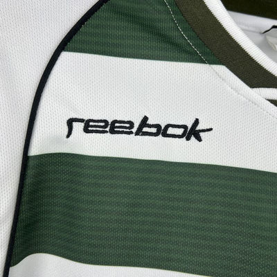 02-03 Sporting Lisbon home long sleeve retro Jersey